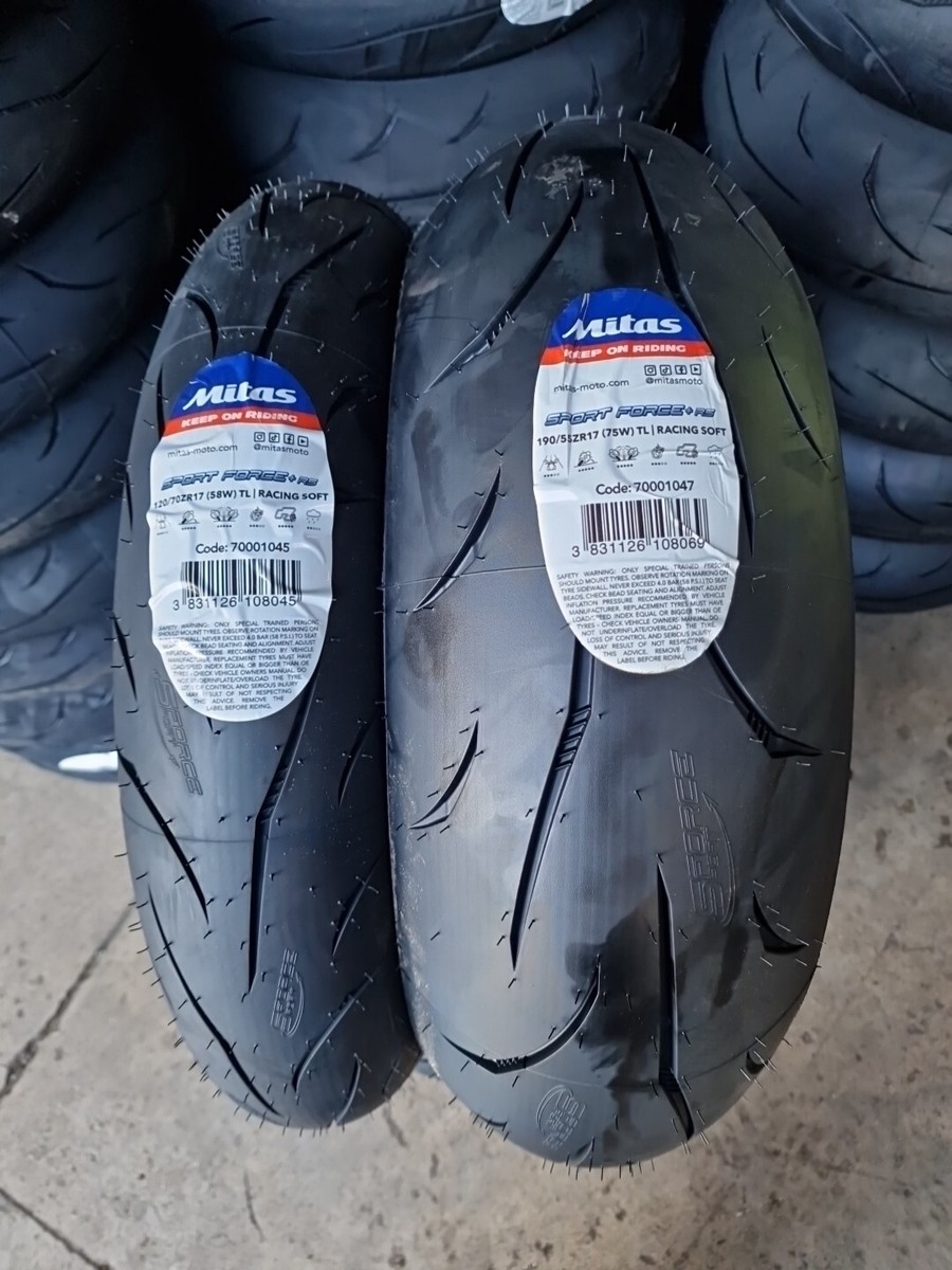 Mitas SportForce Plus 120/70-ZR17 58W 150/60-ZR17 66W - Foto 3