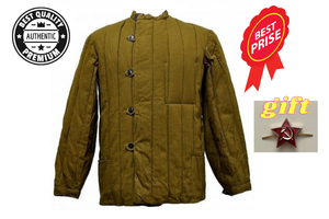 soviet quilted jacket mens