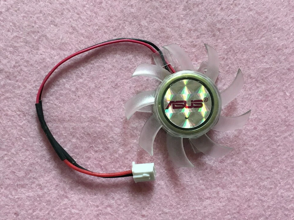 45mm ASUS MSI GIGABYTE VGA Fan Replacement 26mm 2Pin T125010DM DC 12V 0.15A R38 - Image 2 of 4