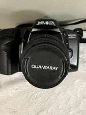 Minolta Maxxum 400si 35mm SLR Camera W/ Quantaray Tech 28-80mm Lens Parts Only
