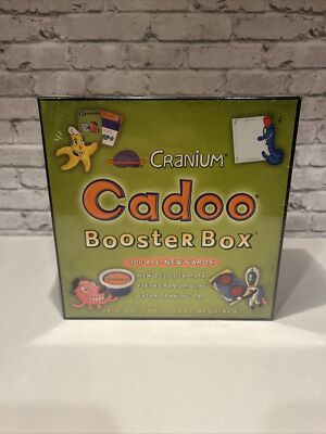 Cranium Cadoo Booster Box - 300 New Cards, Mask, Clay & Drawing Pad - New In Box