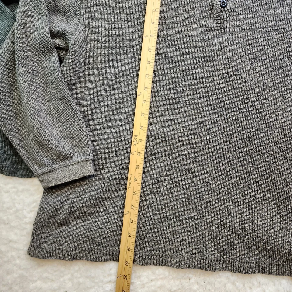 2pc LOT High Sierra Henley XL Dexter Kill Shirt Thermal Knit Button 1/4 Outdoor - Image 2 of 4