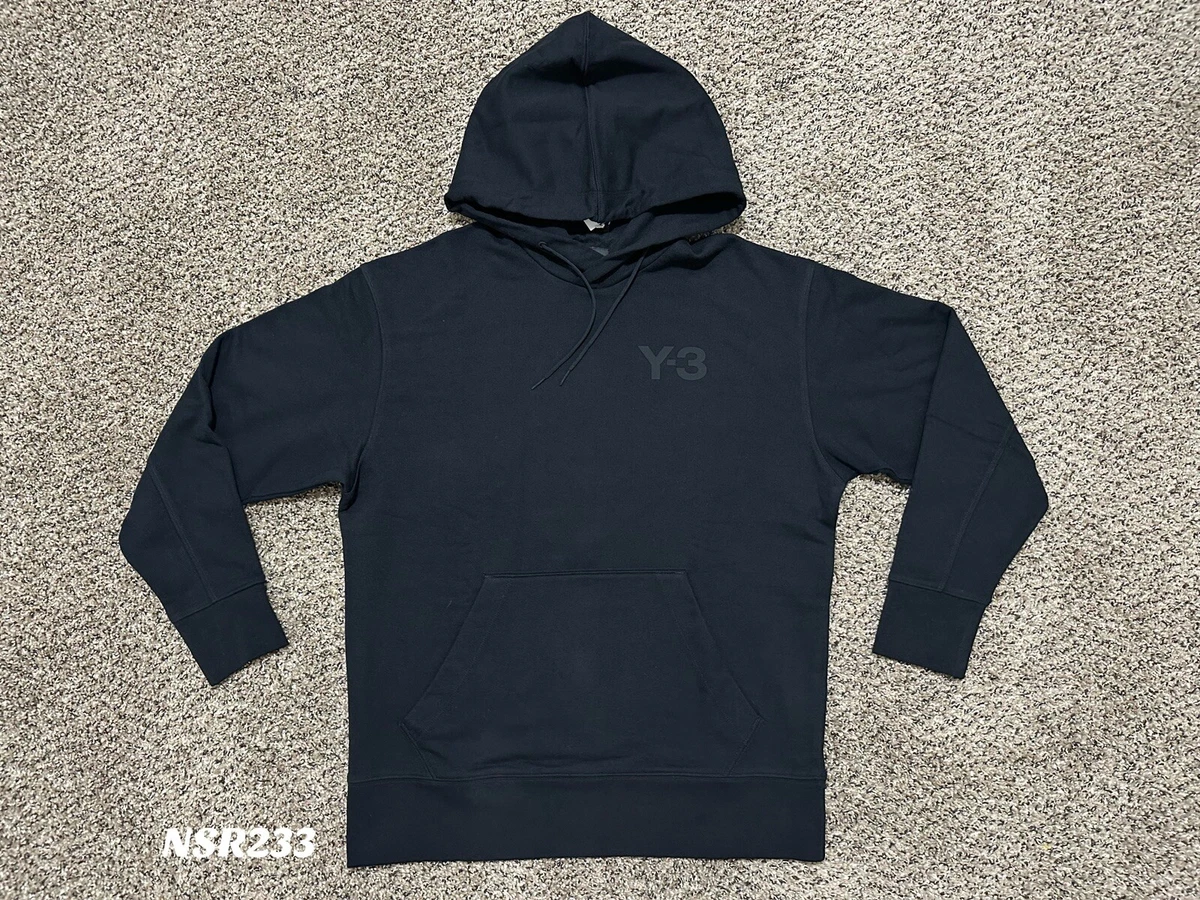Y-3 Black Regular Size Hoodies & Sweatshirts for Men for Sale 
