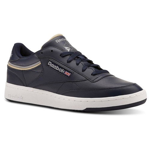 reebok club c navy blue