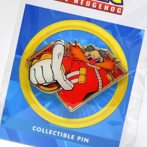 Sonic The Hedgehog Doctor Dr Eggman Robotnik Golden Series Enamel Pin Figure - Picture 1 of 1