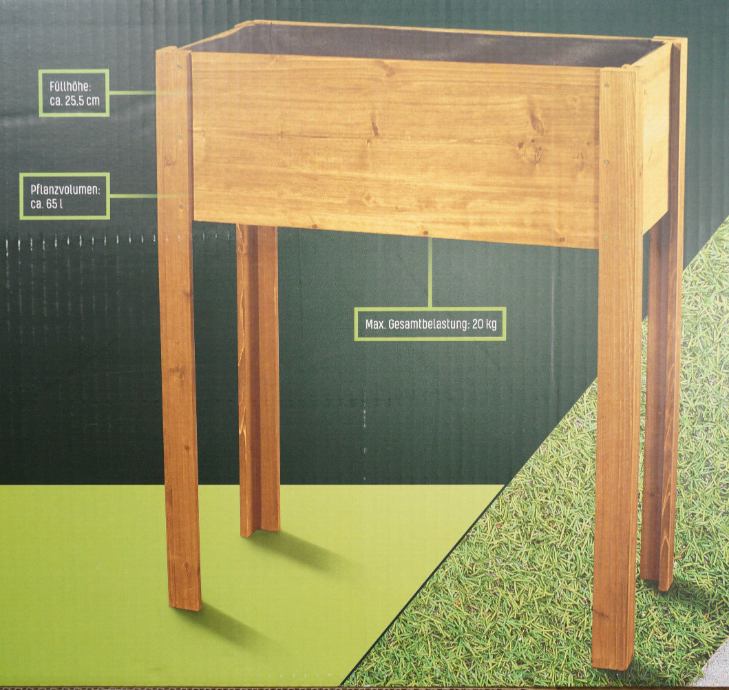 Parkside Holz Hochbeet Vertikalbeet Pflanzkasten Blumen Kruter modern  Balkon | eBay.de