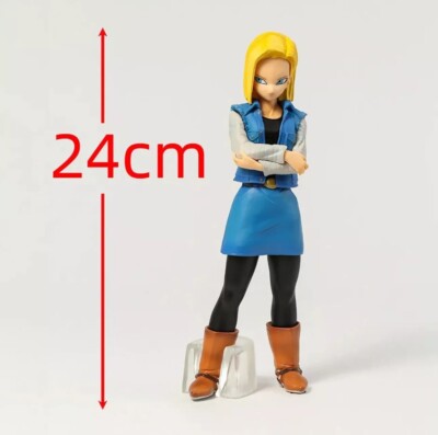 Anime Dragon Ball Z Super Android 17 18 Stand 2Pcs Set Figure