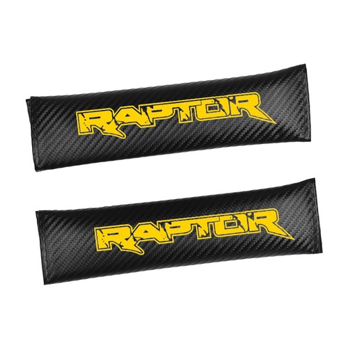 Carbon Fiber Car Seat Belt Cover Shoulder Cushion Pad For Ford Ranger Raptor - Picture 11 of 12