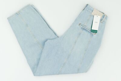 Closed Damen Jeans Bella W25 blau hellblau stonewashed Bundfalte Karotte NEU