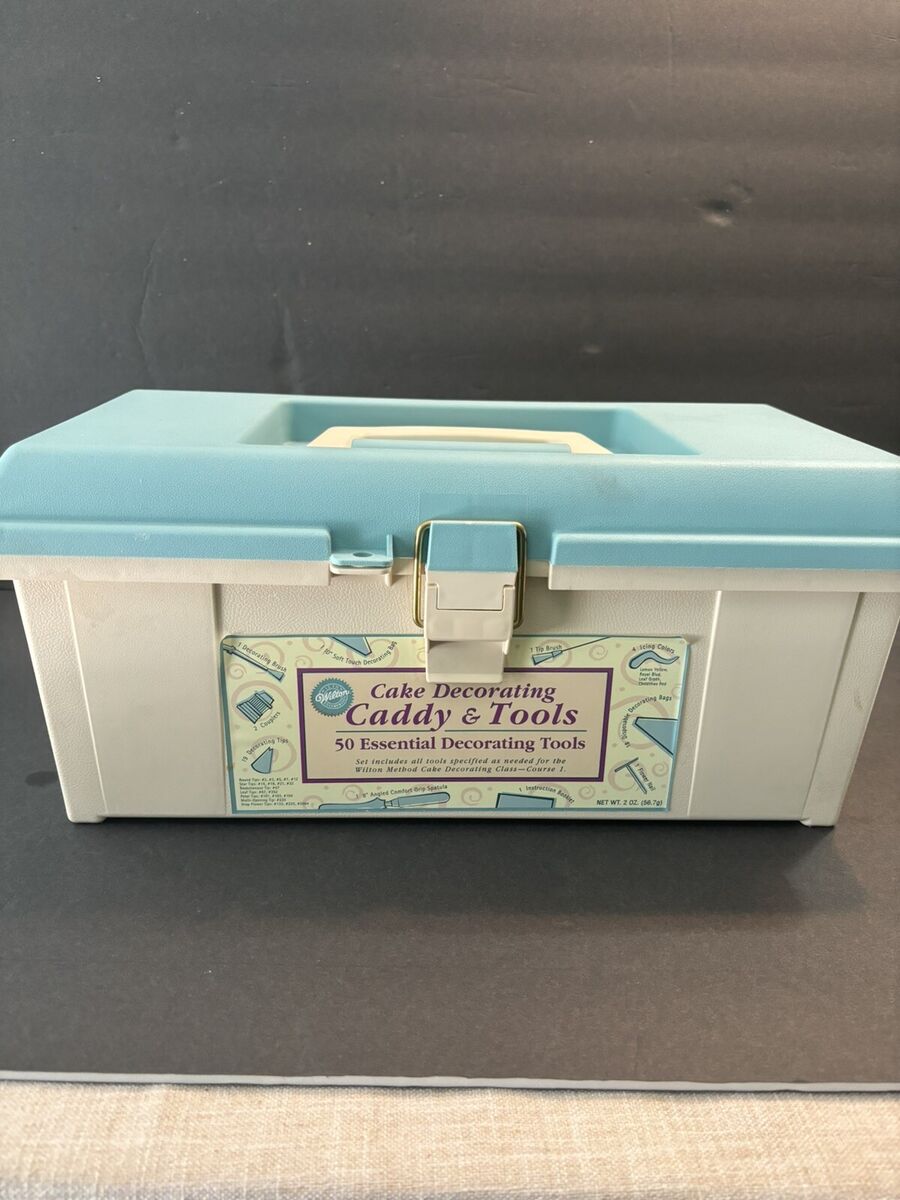 Wilton Cake Decorating Tool Caddy Case FULL of Tips, Color Wilton Cake Decorating Tool Caddy Case FULL of Tips, Color
