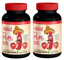 Unique Male Enhancement Formula "Make My PEpPEr Big" (2 Bottles)