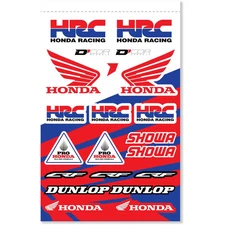 D'COR Visuals Honda HRC Decal Sheet 40-10-116