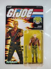 SUPER 7 REACTION  Plus GI JOE DUKE TIGER FORCE O-RING Target  New Unpunched
