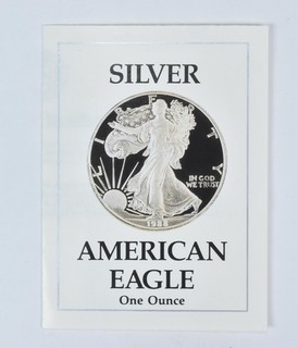 1988 S American Silver Eagle Proof CoA 8997