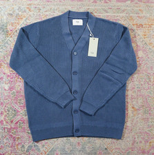 Folk Hayley Cardi Size 5 Airforce Blue XL RRP £145 APC CP YMC Norse Toast Works