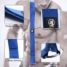 Arm Wrestling Training Strap Belt Hand Grip- Ideal for Wrist, Forearm, and Bi...