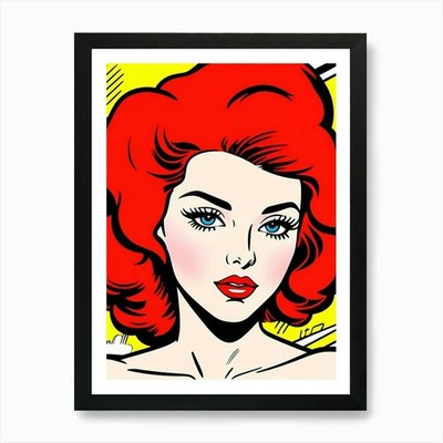 Bold Strokes: A Woman s Beauty in C gerahmtes Wandbild Poster Leinwanddruck Bild