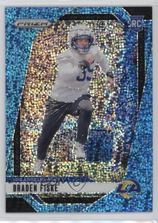 2024 Panini Prizm Rookies Blue Sparkle 81/96 Braden Fiske #310 Rookie RC 17uv