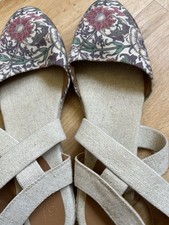 Next Summer Shoes Size 8 VG Condition Worn Once Elasticated Straps