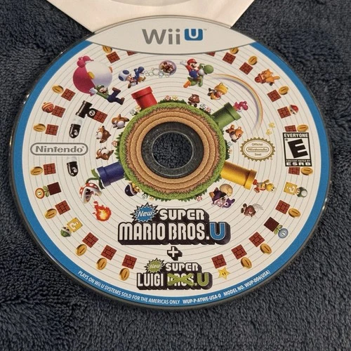 Super Mario Bros. U with New Super Luigi U. Nintendo Wii U Disc Only Tested