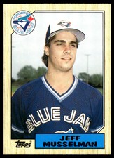 Jeff Musselman 1987 Topps Traded #83T Blue Jays MLB READ FREE SHIP AutographDen