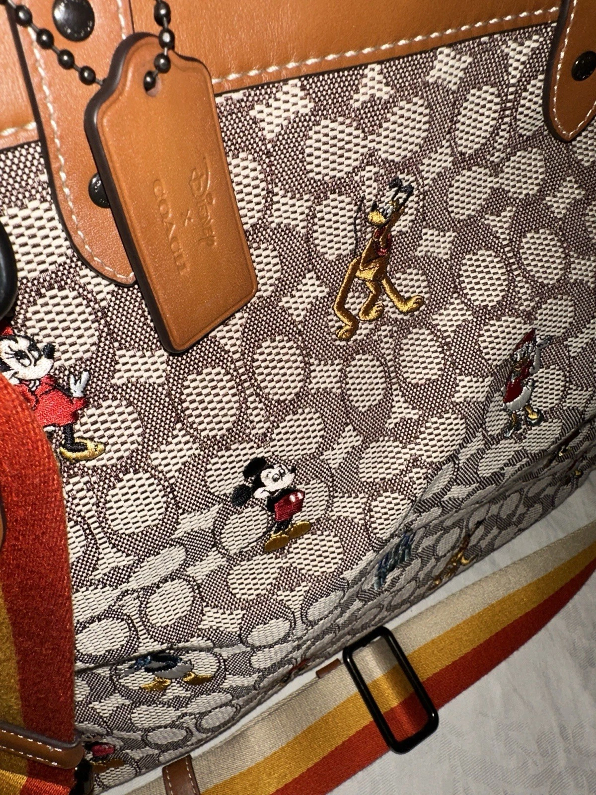 Borsa Coach Disney Collaboration 40 Topolino in pelle tote bag borsetta RARA limitata