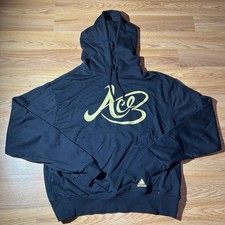 Candace Parker Hoodie Adidas Ace Large Black WNBA Basketball Las Vegas Aces