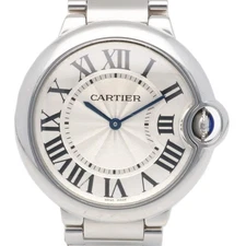 CARTIER Baron blue Watches 3005 Stainless Steel used
