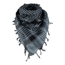 Plo Neckerchief Scarf Palestinian Shemagh Gray Black Camo Scarf Army Melange