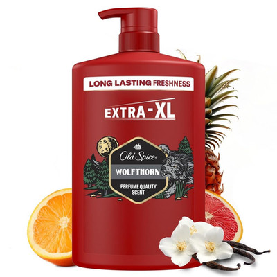 Old Spice Wolfthorn 3-In-1 Duschgel Für Haar, Gesicht Und Körper 1000 Ml Pumpspe