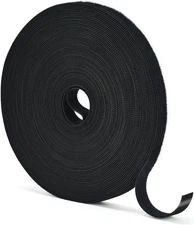 Hook and Loop Roll - Double Sided Self Gripping Straps,  52.5 Ft x 1/2 Inch Tape
