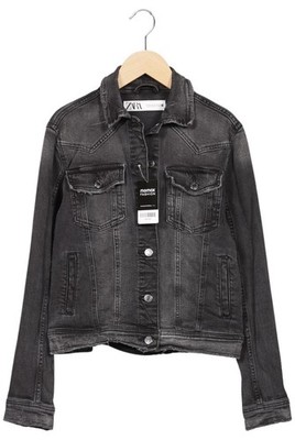 ZARA Jacke Damen Anorak Jacket Kurzmantel Gr. XS Grau #eaid336