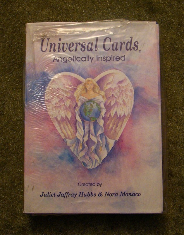 Universal Cards Angelically Inspired 88 Card Deck Book Set New 1997 Edition