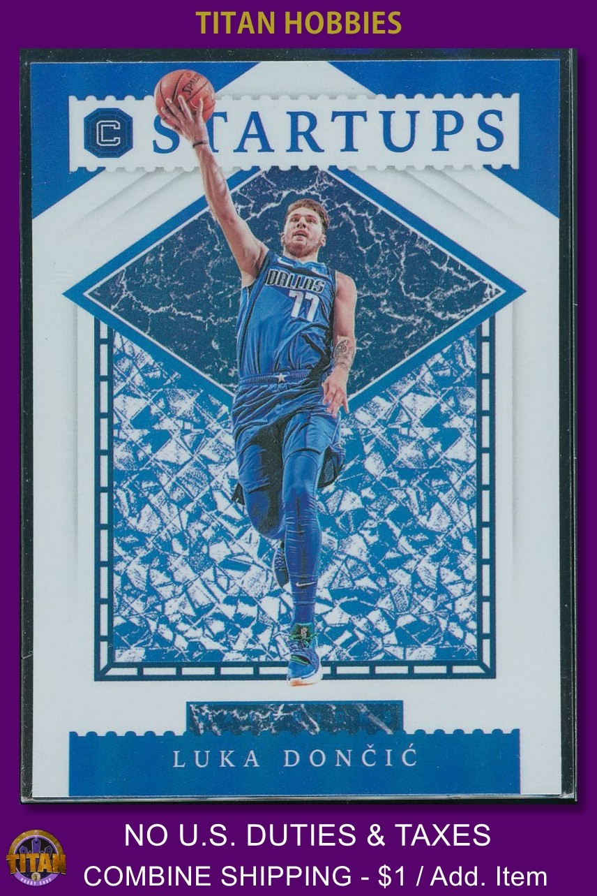 2018-19 Panini Cornerstones Startups ROOKIE #3 Luka Doncic RC INSERT Rookie SP