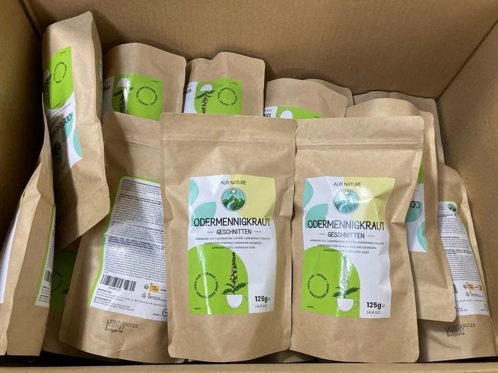 Alpi Nature Mullein Tea 125g 4.4 oz, Dried and Cut Mullein Leaves, Herbal Loose