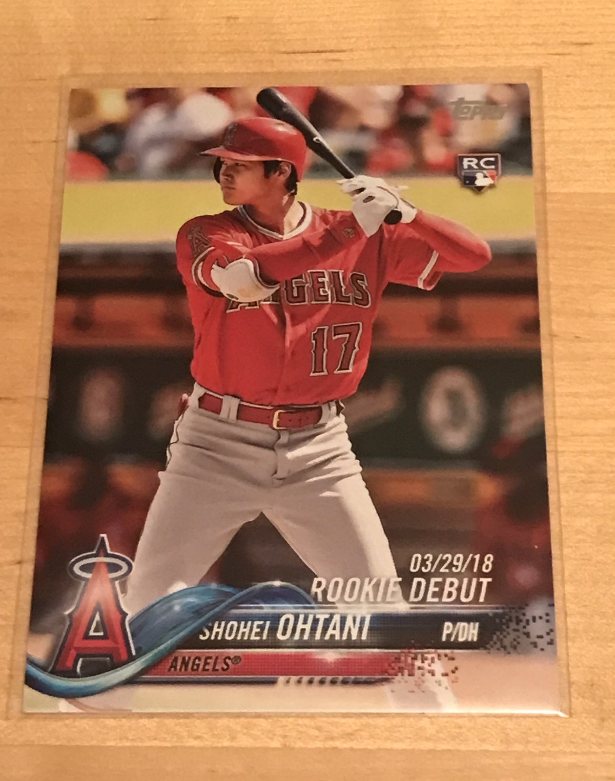 Shohei Ohtani 2018 Topps Update #US285 Rookie Debut RC LA Dodgers Angels MVP