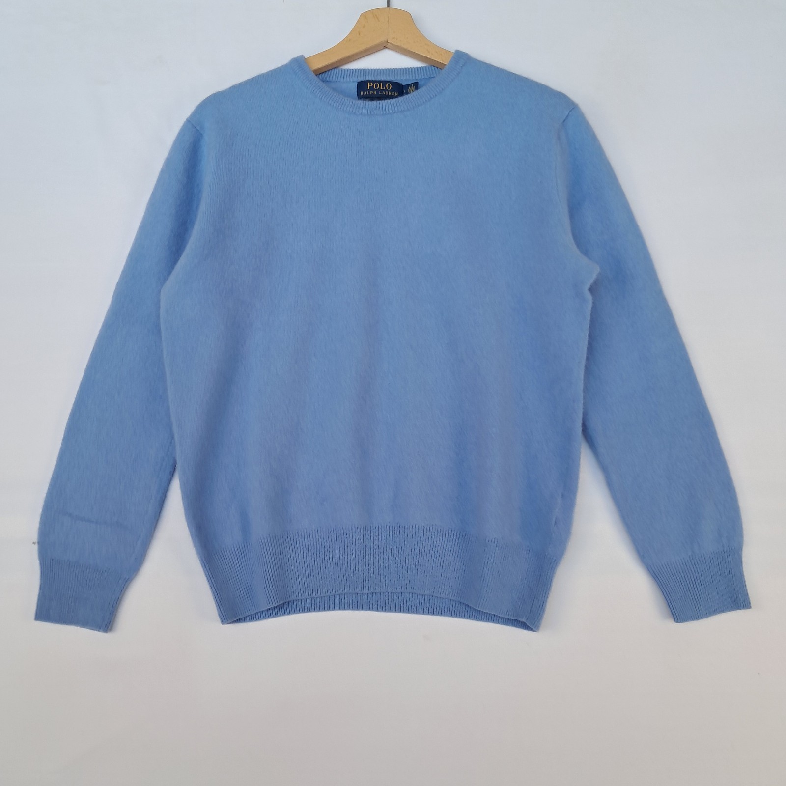 Maglione Polo Ralph Lauren 100% cashmere colore blu taglia M da donna