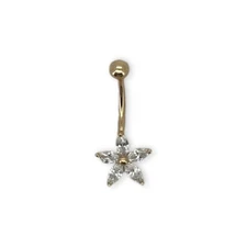 Belly Piercing - 14K Yellow Gold