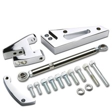 Dna Motoring Alternator Bracket Compatible 55-68 Chevy Small Block Sbc Short