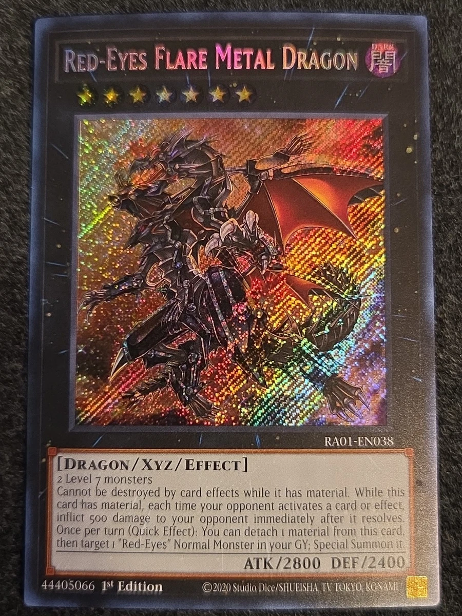 Red-Eyes Flare Metal Dragon Yu-Gi-Oh! TCG Secret Rare Individual
