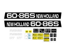 KIT ADESIVI TRATTORE NEW HOLLAND 60-86 S COMPLETO DI AVVERTENZE