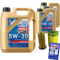 Mann Inspektionspaket 7L Liqui Moly Longlife III 5W-30 FüR Audi A6 2.4 3.2 FSI