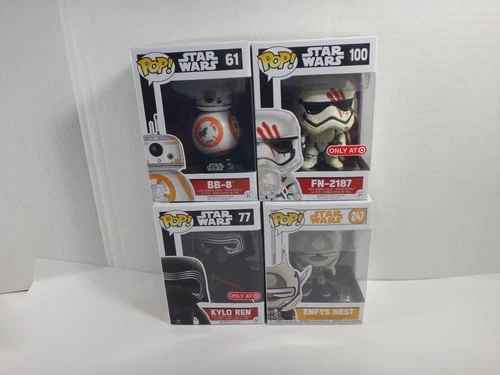 FUNKO POP STAR WARS LOT 2015 TFA KYLO REN FN-2187 TARGET EXCL. BB-8 ENFYS NEST