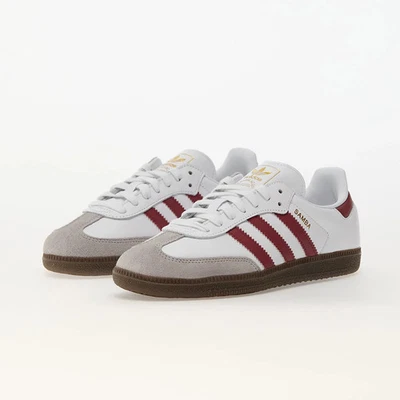 adidas Originals Samba OG - UK 5 & 5.5 - White/Preloved Red (JH8798)