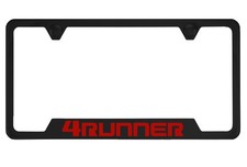 Toyota 4runner Black License Plate Frame Toyota 4runner Black License Plate Frame