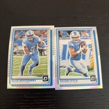 2025 Panini Donruss Optic Football Lions Prizm Holo Montgomery And Golden Tate