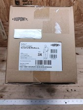 NEW Case / 25 DuPont Tyvek Suit 3X IC181SWH3X00250 DISPOSABLE COVERALLS