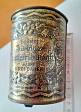 antike Blechdose Feinster Z&ouml;rbiger Zuckerr&uuml;bensaft Schutz Marke Drei B&auml;ren