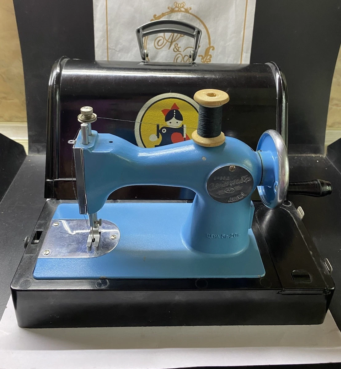 Blue Vintage Original Collectible Sewing Machines | eBay