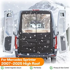Insulated Van Chill Curtain Fit Mercedes Sprinter 2007-2025 High Roof Thermal